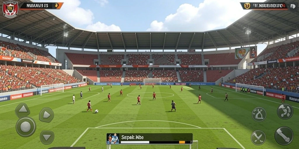 Tangkapan layar menunjukkan momen multiplayer yang seru dengan teman.