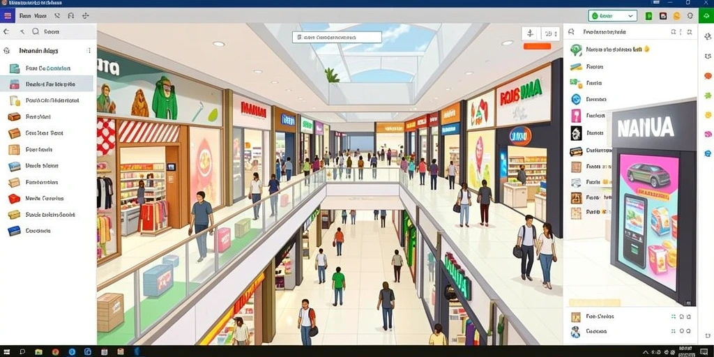 Screenshot memperlihatkan pemain berinteraksi dalam mode multiplayer.