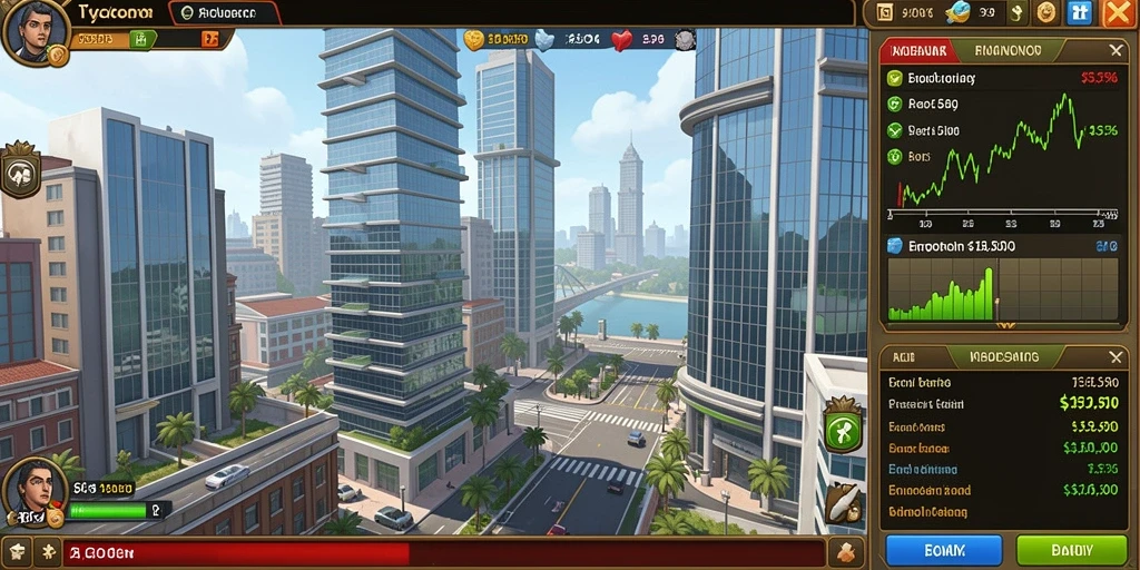 Deskripsi interaktif dari karakter dalam game.