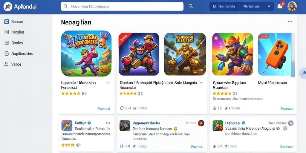 Tangkapan layar ketiga memperlihatkan sistem penghargaan dalam permainan.